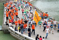 &ldquo;司能潤滑油&rdquo;在龍?zhí)讹h揚(yáng) &mdash;&mdash;暨&ldquo;積極工作  健康生活&rdquo;健步走活動